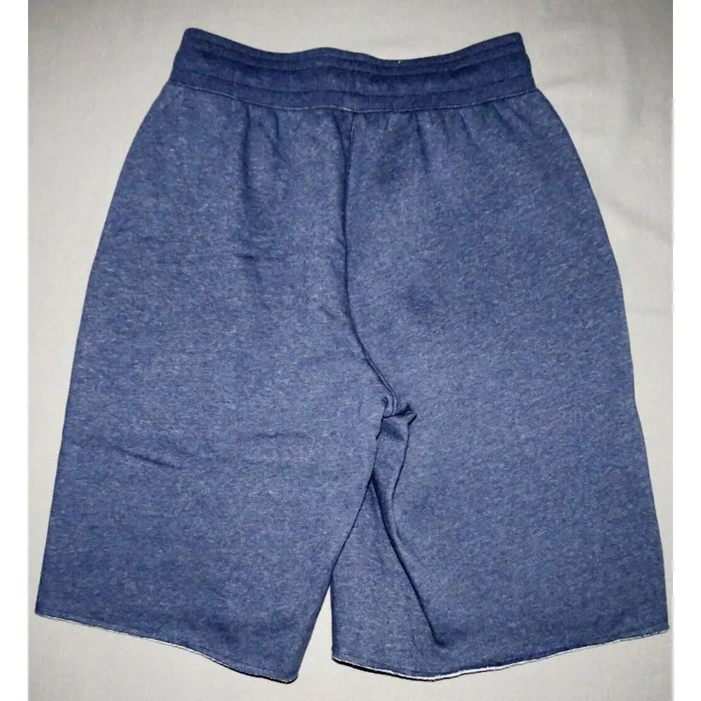 NEW! Men's Under Armour‎ Dark Blue Draw String Hustle Fleece Shorts Small NWT!